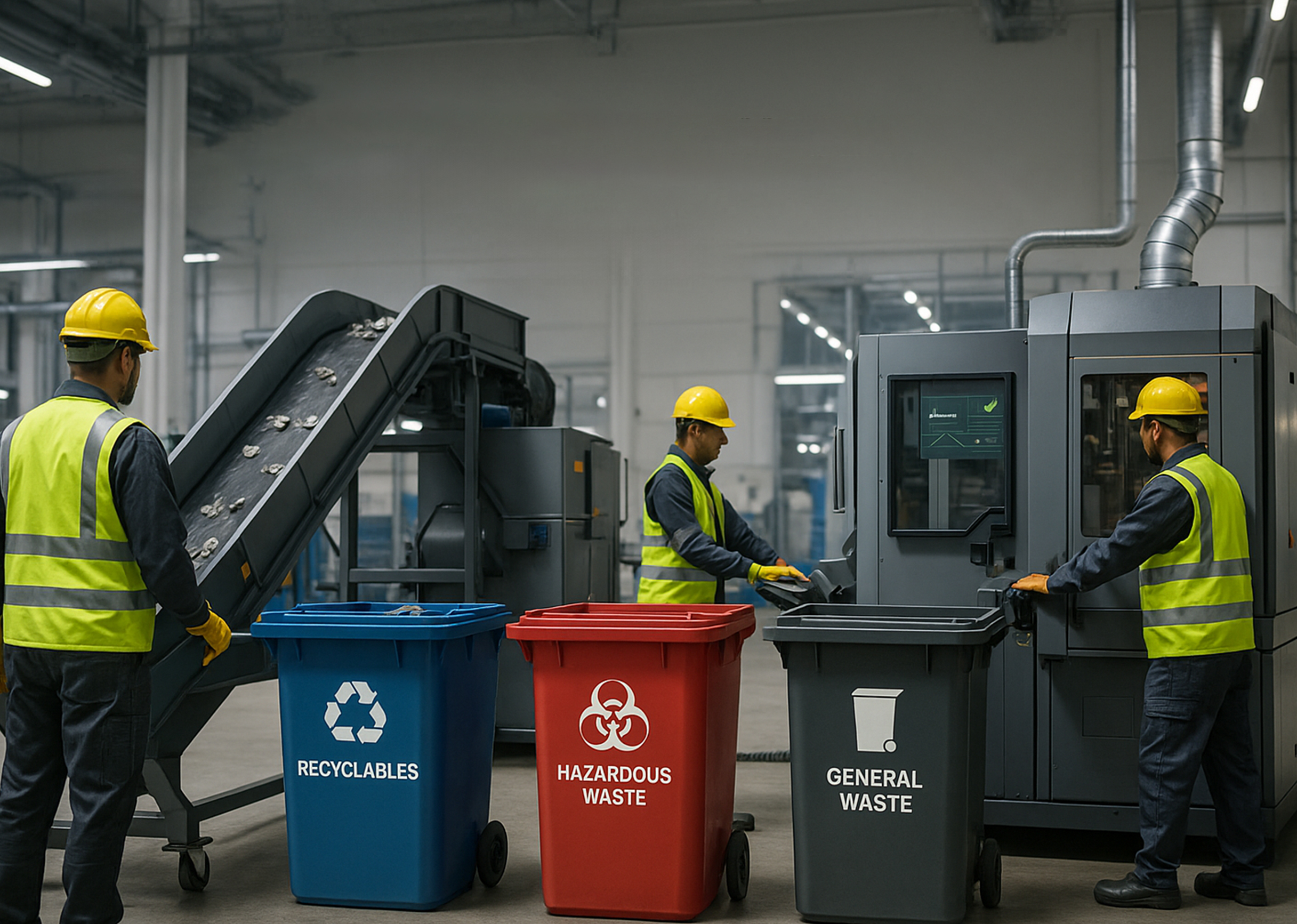 Pre-Processing Industrial Waste Material